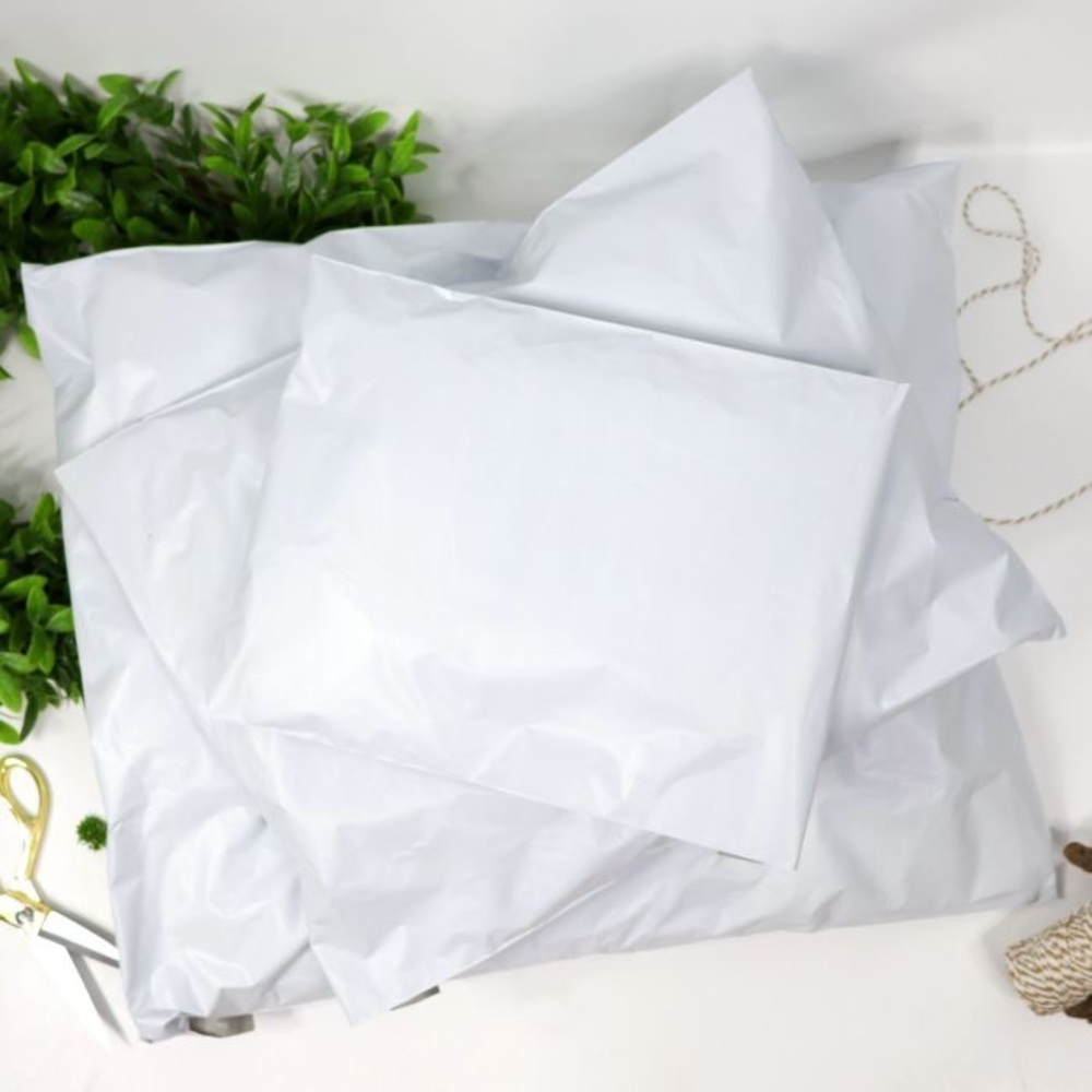 9x12 White Poly Mailers - 25 Count - Picture 1 of 4